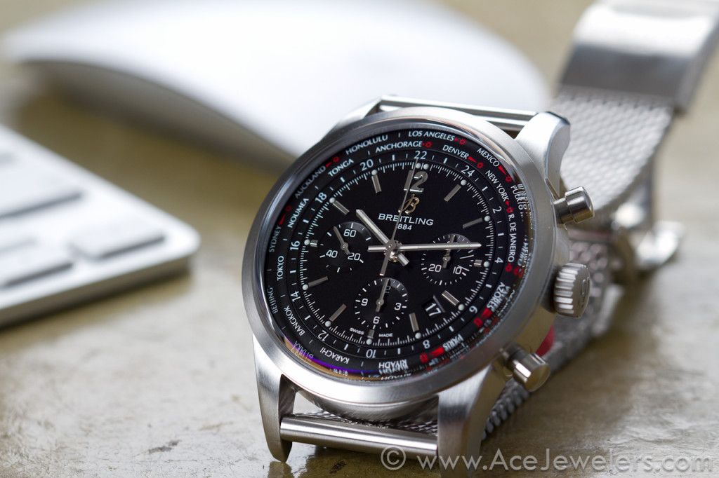 breitling transocean chronograph unitime pilot