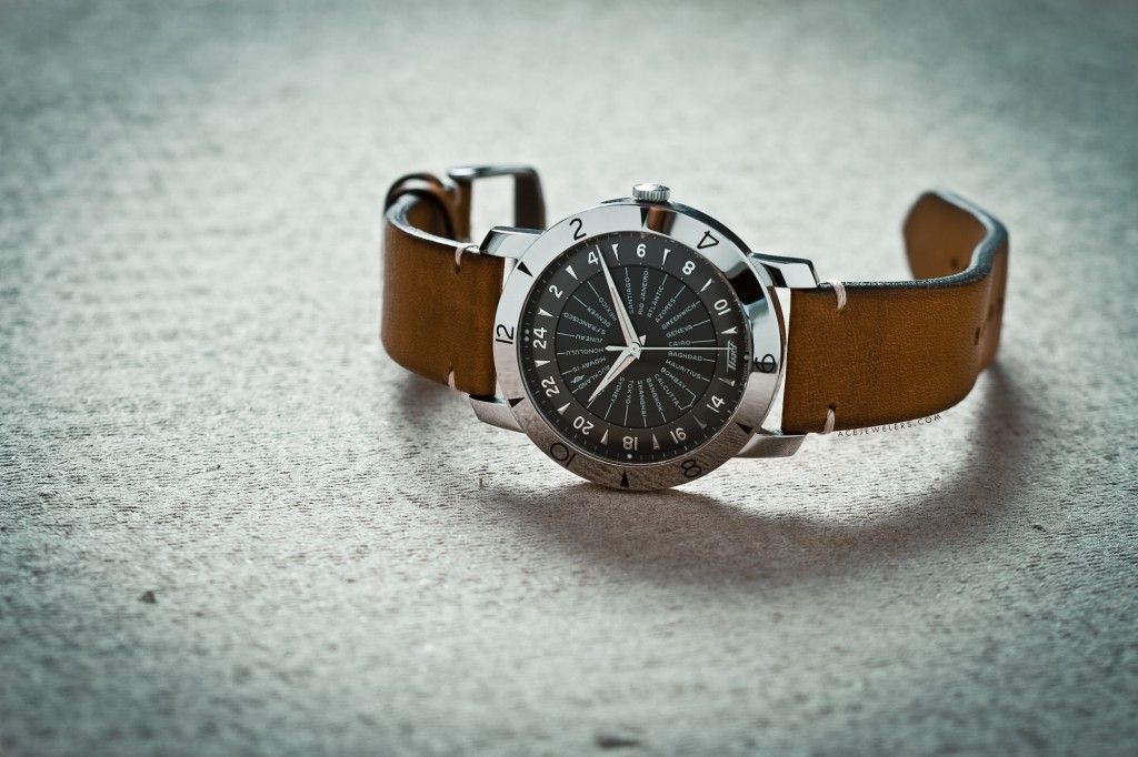 Ace Collection Vintage Leather Watch Strap
