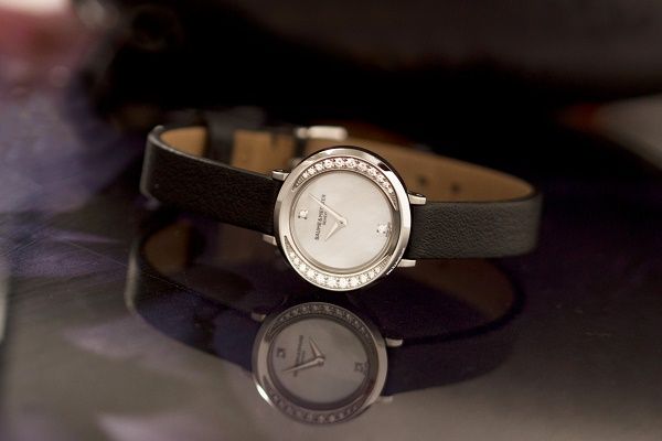 600 Baume & Mercier Petite Promesse Black Strap Ace Jewelers Amsterdam-1