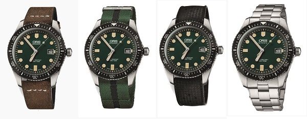 600 Oris Divers Sixty Five Green 4