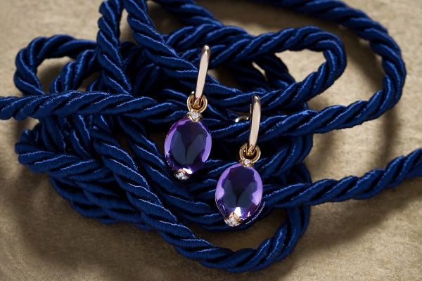 600 Ace Fine Jewelry Amethyst Drop Hoop Earrings Ace Jewelers Amsterdam-1
