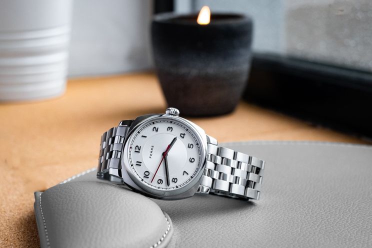 Buy Fears Brunswick 40 Flamingo Pink Steel Strap watch now from