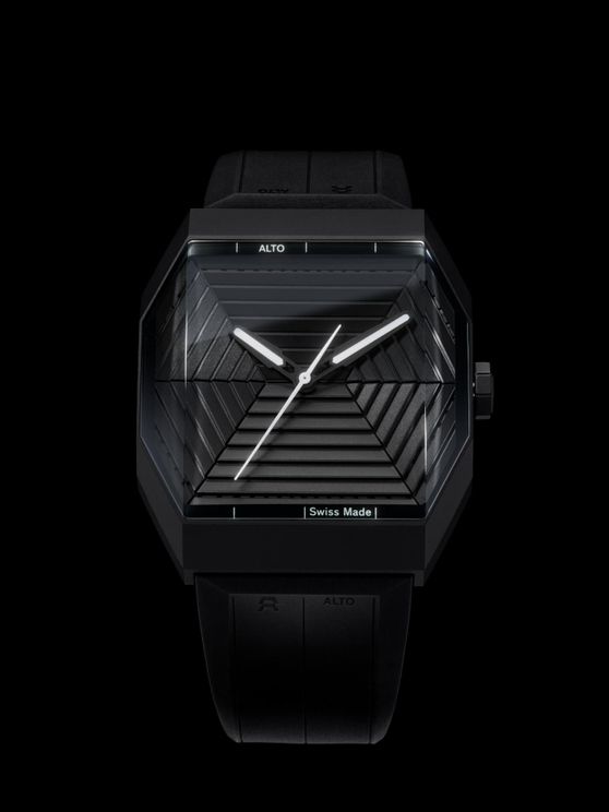 Buy ALTO ART 01 Monochrome Black MK2 TI | 40mm DLC Titanium Micro