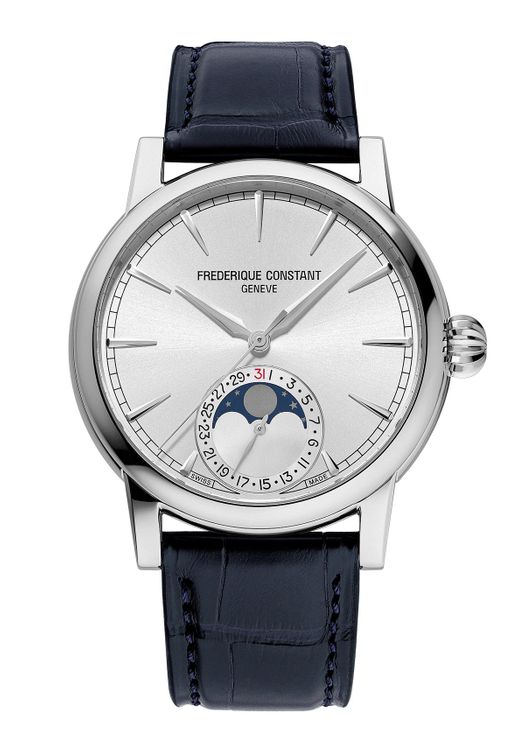Frederique Constant Classic Moonphase Date Silver FC-716S3H6