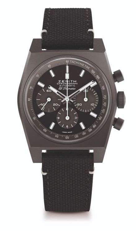 97.T384.4061 21.C822 Zenith El Primero A384 Revival Shadow