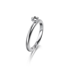 Meister Six-Prong Engagement Ring / 0.19ct / White Gold