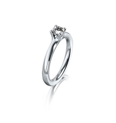 Meister Four-Prong Engagement Ring / Platinum