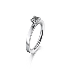 Meister Four-Prong Engagement Ring / 0.30ct / White Gold
