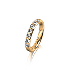 Meister Eternity Ring / 0.63ct / Yellow Gold