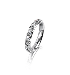 Meister Eternity Ring / 1.20ct / Witgoud