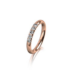 Meister Eternity Ring / 0.25ct / Red Gold