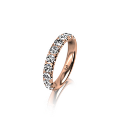 Meister Eternity Ring / 1.20ct / Red Gold