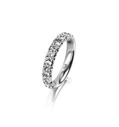 Meister Eternity Ring / 1.20ct / Witgoud