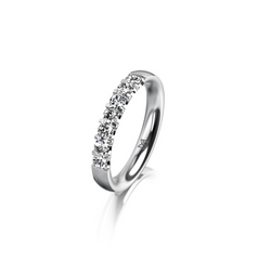 Meister Eternity Ring / 0.49ct / Witgoud