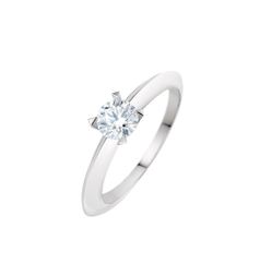 Akillis Capture Me Solitaire Ring / White Gold