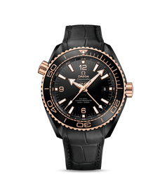 Omega Seamaster Planet Ocean 600M Co-Axial Master Chronometer GMT Deep Black Sedna