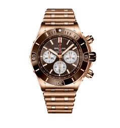 Breitling Super Chronomat B01 44 Red Gold / Brown / Rouleaux
