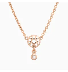Bron Toujours Ajour Necklace / Rose Gold