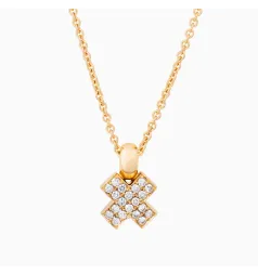 Bron Joy Kiss Yellow Gold Necklace / Diamonds