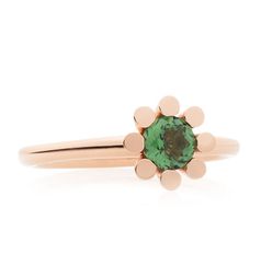 Bron Mini Sprite Green Tourmaline Ring