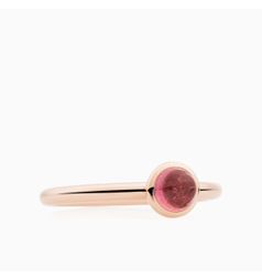 Bron Mini Sushi Pink Tourmaline Ring / Rose Gold