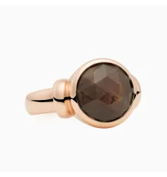 Bron Toujours Ajour Pinky Ring / Brown Sapphire