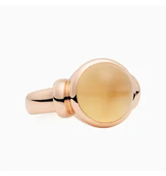 Bron Toujours Ajour Pinky Ring / Citrine