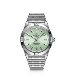 Breitling Chronomat 36 Stainless Steel / Green / Rouleaux