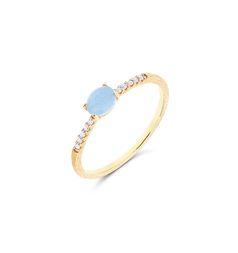 Nanis Dancing Azure Ring / Aquamarine