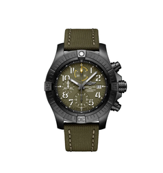 Breitling Avenger Chronograph 45 Night Mission / Green / Military / Pin