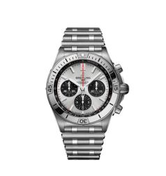 Breitling Chronomat B01 42 Stainless Steel / Silver / Rouleaux