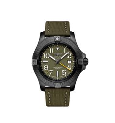 Breitling Avenger GMT 45 Night Mission / Green / Military / Pin