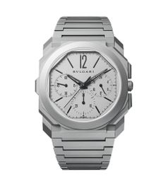 Bvlgari Octo Finissimo Chronograph GMT Automatic Titanium / Grey / Bracelet