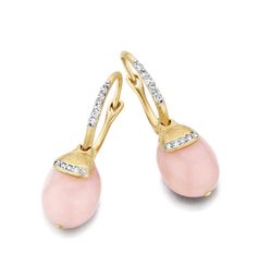 Nanis Dancing in the Rain Pink Opal Drop Earrings