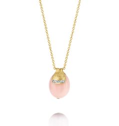 Nanis Dancing in the Rain Pink Opal Necklace