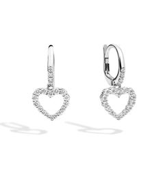 Recarlo Anniversary Diamond Heart Earrings