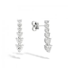 Recarlo Anniversary Love Diamond Drop Earrings 2.5cm