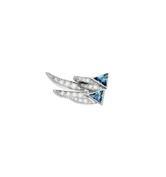 Akillis Spread Your Wings Earring / London Blue Topaz