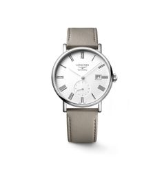 Longines Elegant Collection 39 Small Seconds Stainless Steel / White