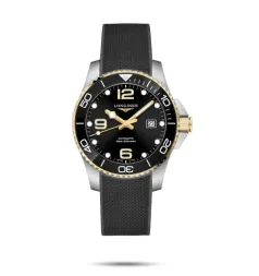 Longines HydroConquest 43 Automatic Stainless Steel - Yellow Gold / Black / Rubber