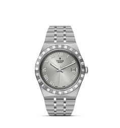 Tudor Royal Date 38 Stainless Steel / Silver - Roman