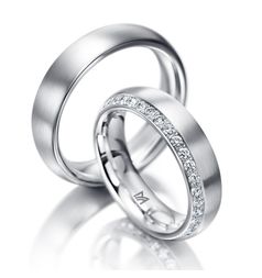 Meister Classics Wedding Rings / White Gold