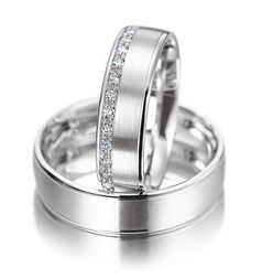 Meister Classics Wedding Rings / White Gold