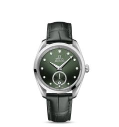 Omega Seamaster Aqua Terra 150M Co-Axial Master Chronometer Small Seconds Stainless Steel / Green / Alligator