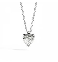 Recarlo Anniversary Love Diamond Solitaire Necklace 0.41ct