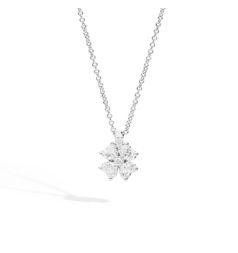 Recarlo Anniversary Love Diamond Clover Necklace