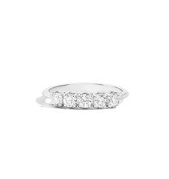 Recarlo Anniversary 5 Stone Diamond Ring 0.35ct