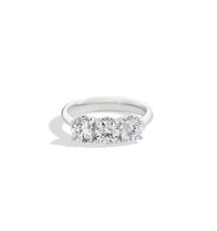 Recarlo Anniversary 3 Stone Diamond Ring 0.15ct
