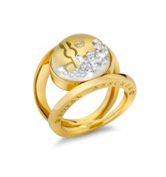 Royal Asscher Stars Elara Small Ring / Yellow Gold