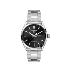 TAG Heuer Carrera Automatic Day-Date Stainless Steel / Black / Bracelet
